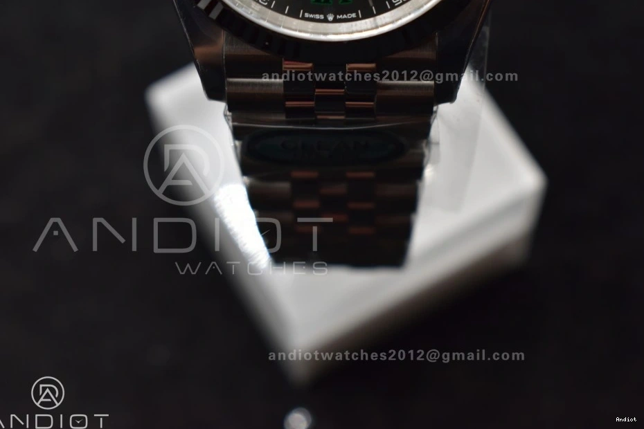 36 126234 Green Steel Jubilee VR3235 Clean Markers Bracelet on Gray Edition 904L Best DateJust Roman 1:1 Dial 0503